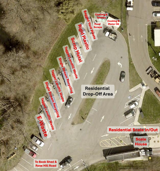 Rose Hill Transfer Station Overhead Map Detail 2026