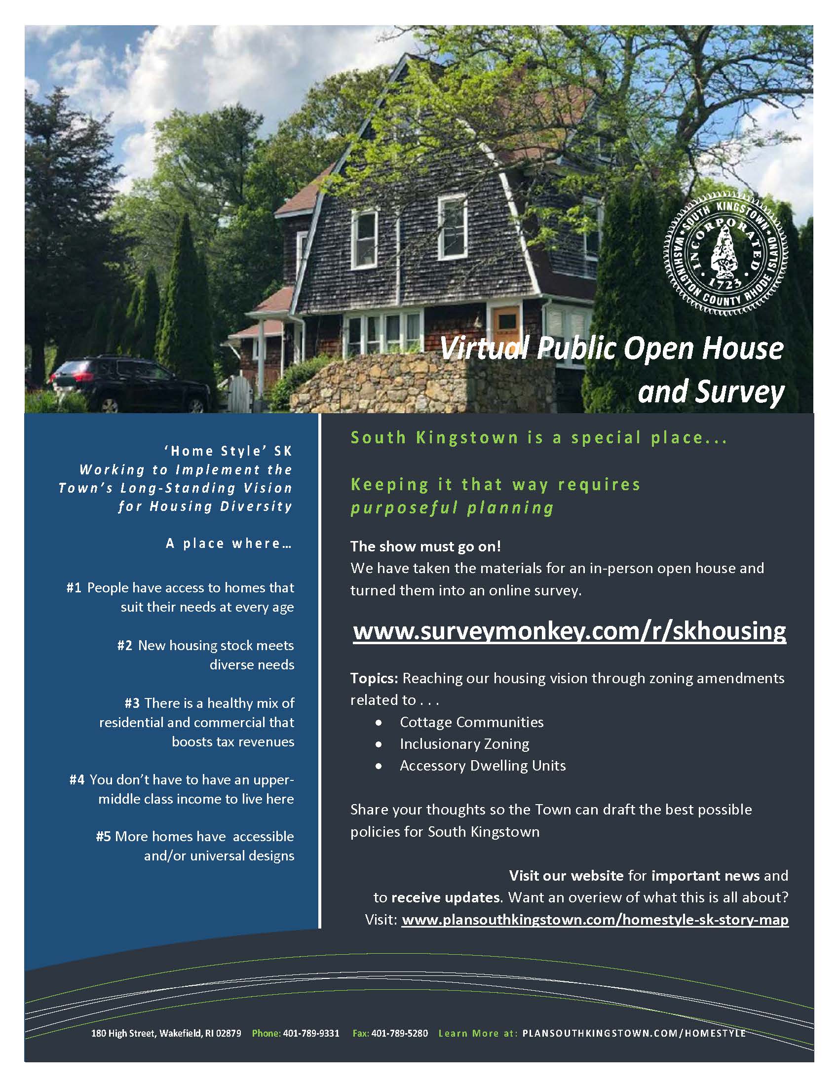 Virtual Open House Advertising Flyer
