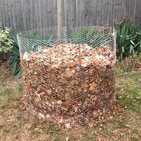 DIY Leaf Compost Bin Wire