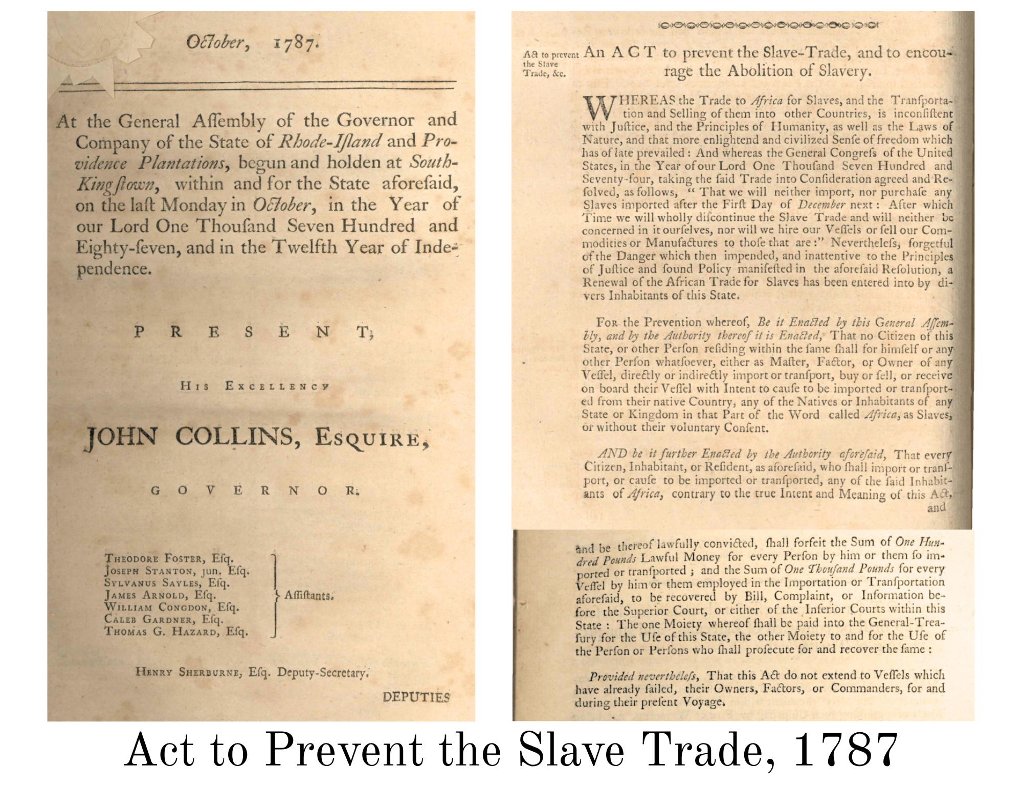 act slave trade CAPTION